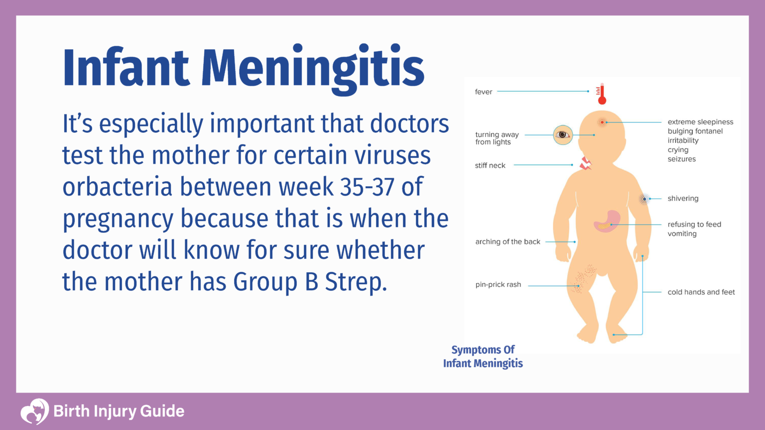 Infant Meningitis And Your Baby's Health | Birth Injury Guide